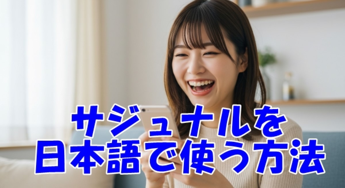 サジュナル の使い方